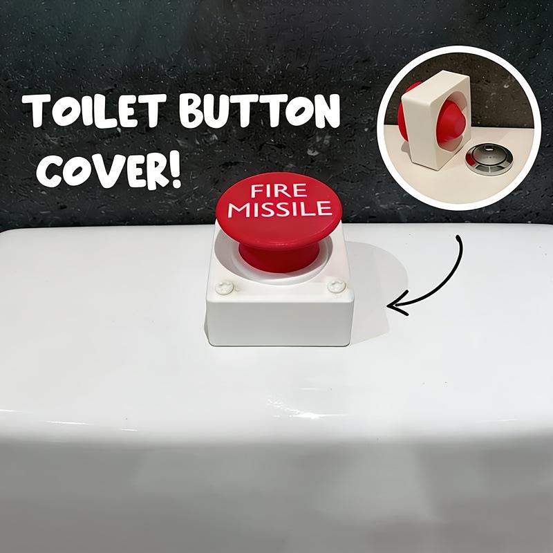 Jet Home Bathroom Accessories - Tuvalet Düğmesi Kapağı 3D Baskılı Çevre