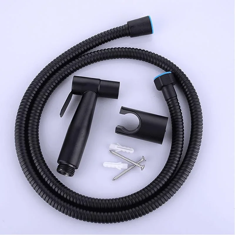 Home Bathroom Cleaning Kit - Tuvalet Bide Musluk Siyah El Püskürtücü