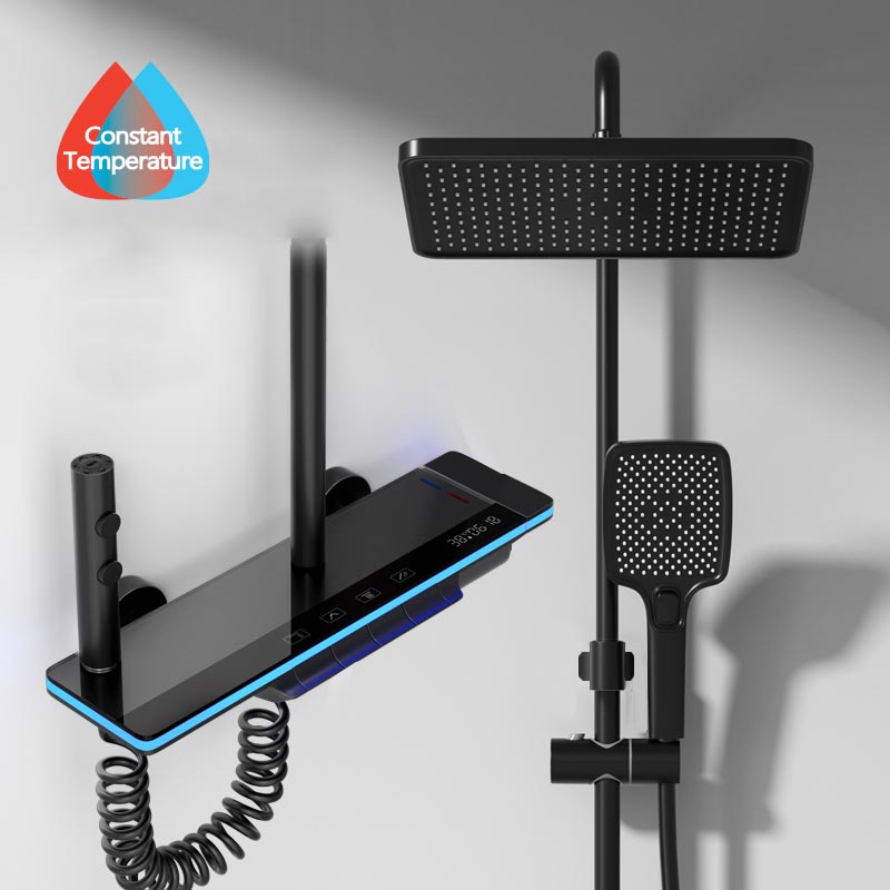Home Bathroom Key - Banyo Lüks Duş Sistemi Işıkları ile