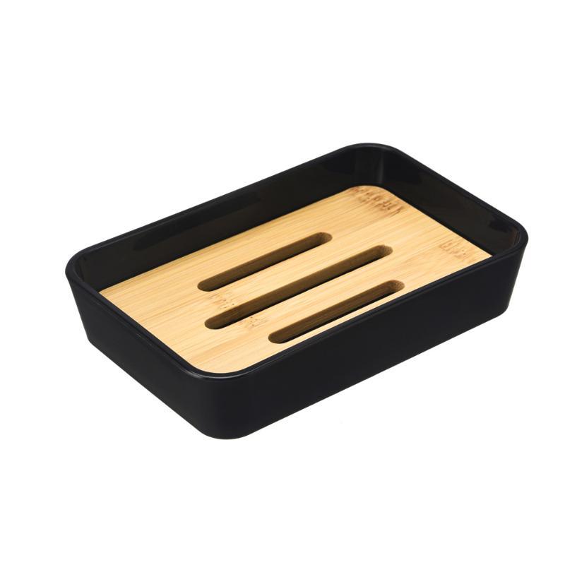 Jet Home Bathroom Accessories - Sabunluk Banyo Bambu Drenaj Tasarımlı Sabun