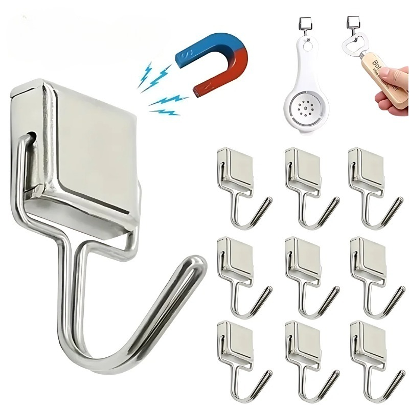 Home Bathroom Key - Güçlü Manyetik Kancalar Çok Amaçlı Depolama