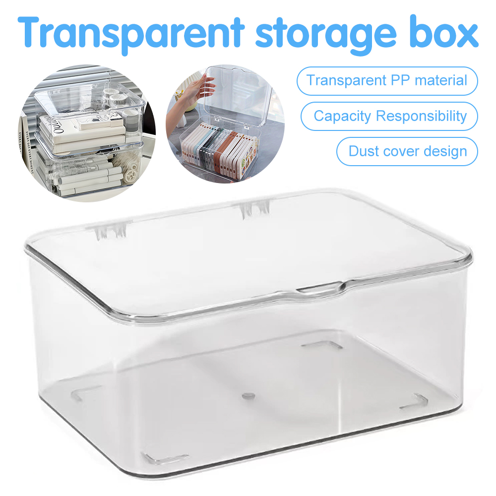 Home Essentials Bathroom Rack - Şeffaf Akrilik Telefon Kılıfı Düzenleyici Kapaklı