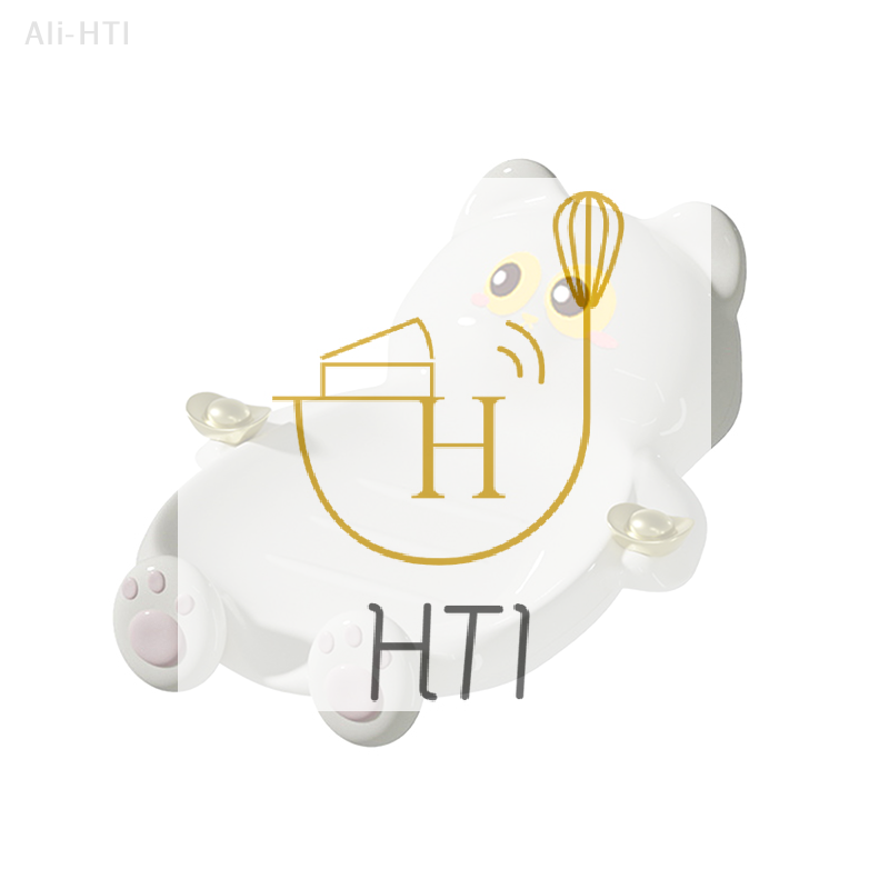 Jet Home Bathroom Accessories - 1 adet Şanslı Kedi Sabun Kutusu