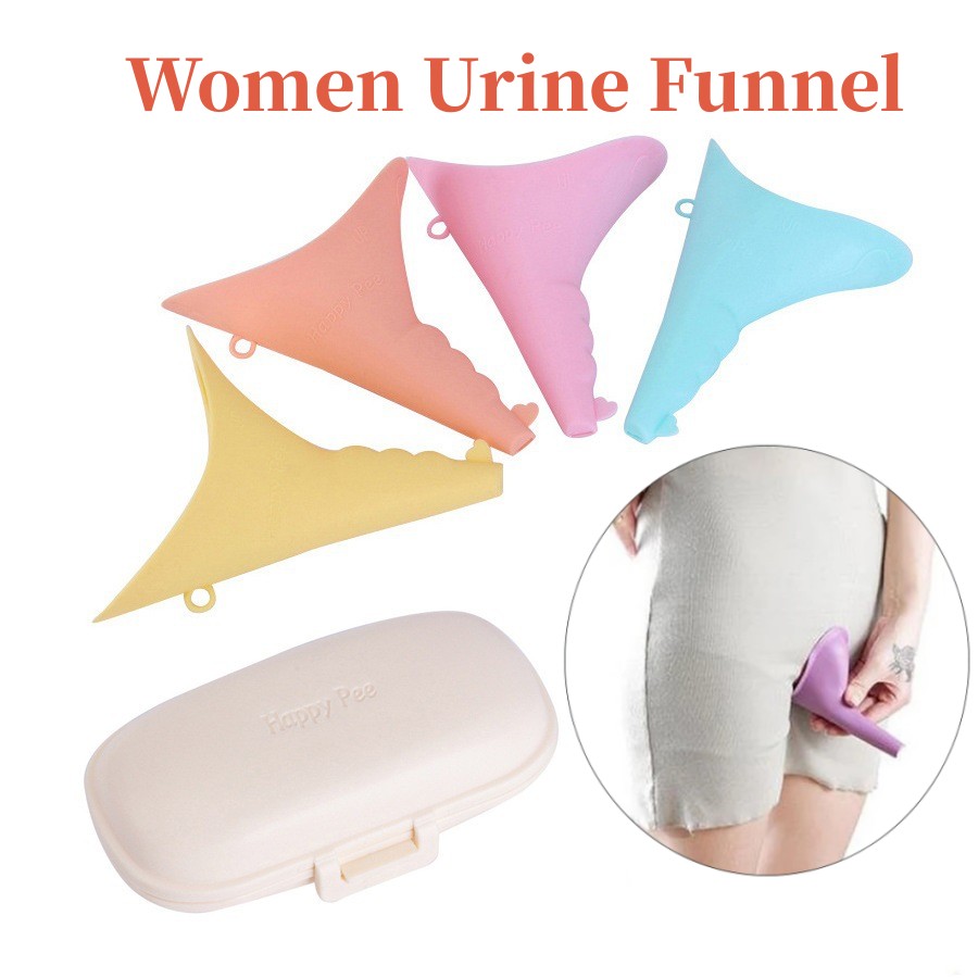 Home Bathroom Urinal - Silikon kadın pisuar açık seyahat kamp