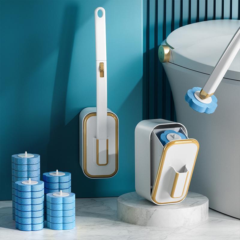 Plunger Toilet - Duvara Monte Edilen Tuvalet Fırçası Seti,