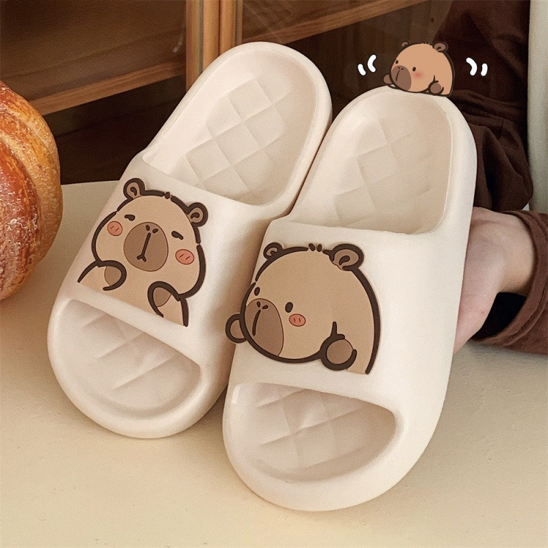 Your Home Bathroom - Kadın Terlik Sevimli Capybara Ev Terlik