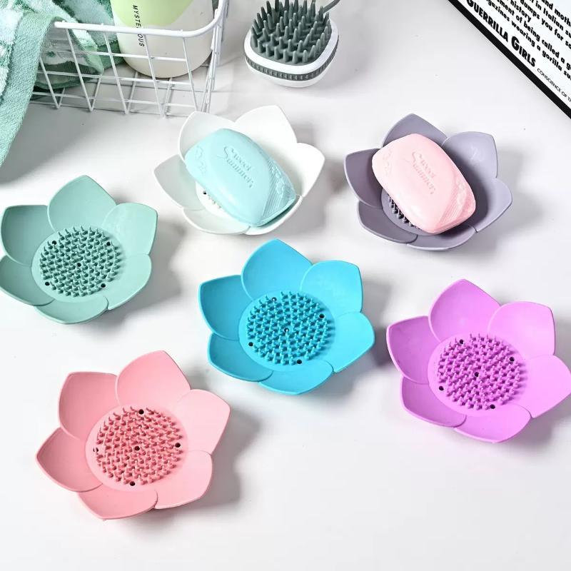 Jet Home Bathroom Accessories - 1 adet banyo sabun kutusu Lotus