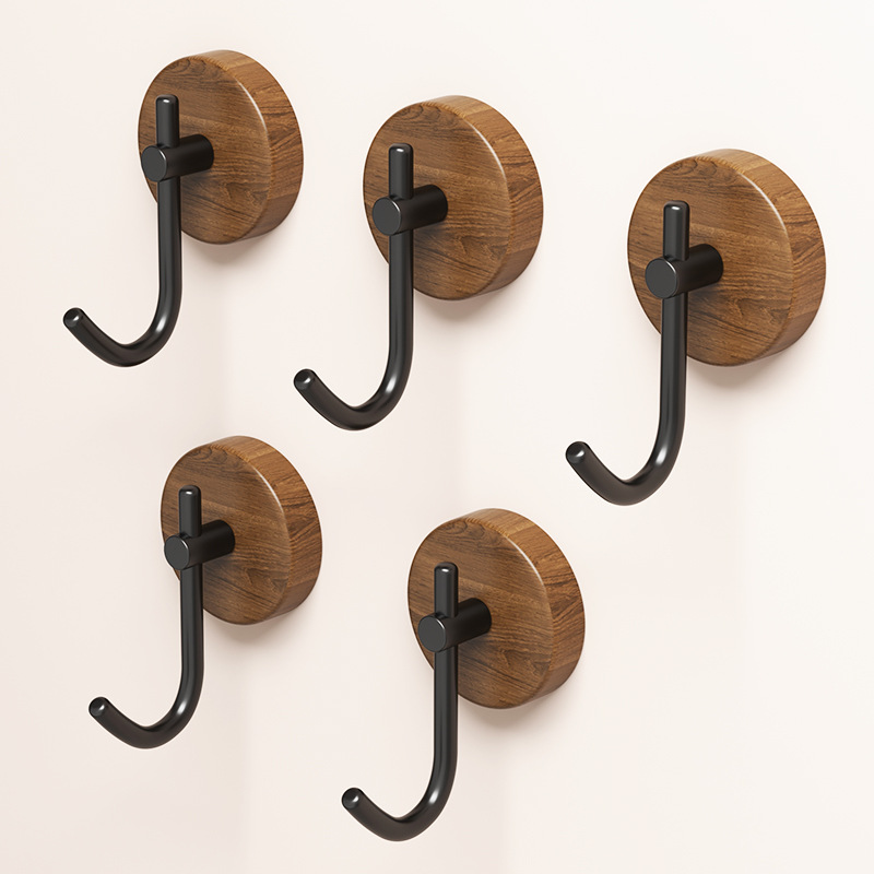 Home Bathroom Key - 4/1 adet Duvar Ahşap Kanca Kendinden