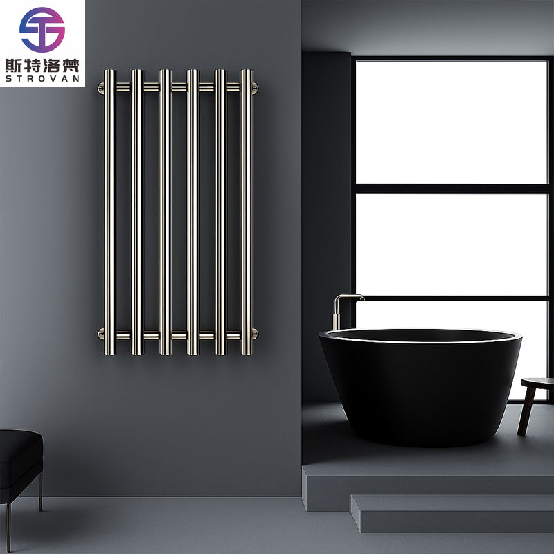 Towel Bar Stainless - Paslanmaz Çelik Dikey Isıtmalı Havlu Askısı