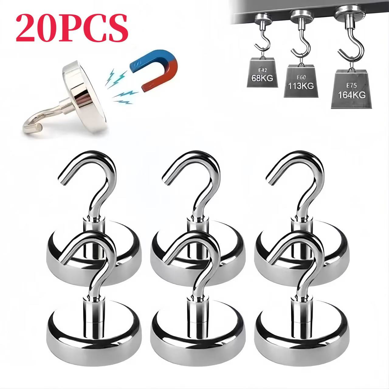 Home Bathroom Key - 1-10-20 adet güçlü mıknatıs kanca çok