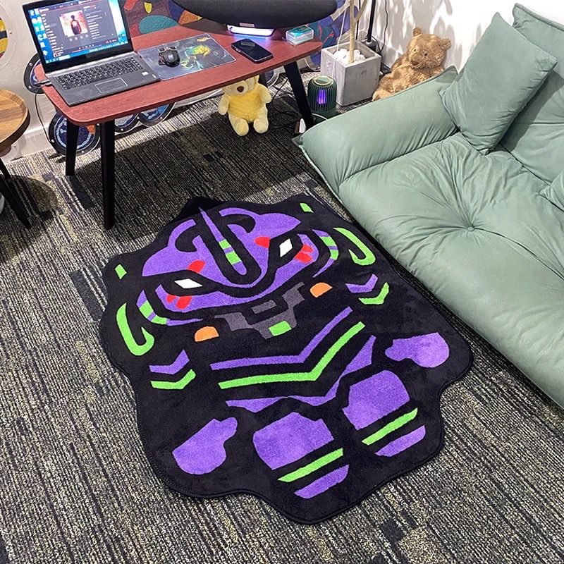 Home Bathroom Floor Mats - NEON GENESIS EVANGELION Tasarımcı Peluş Halı