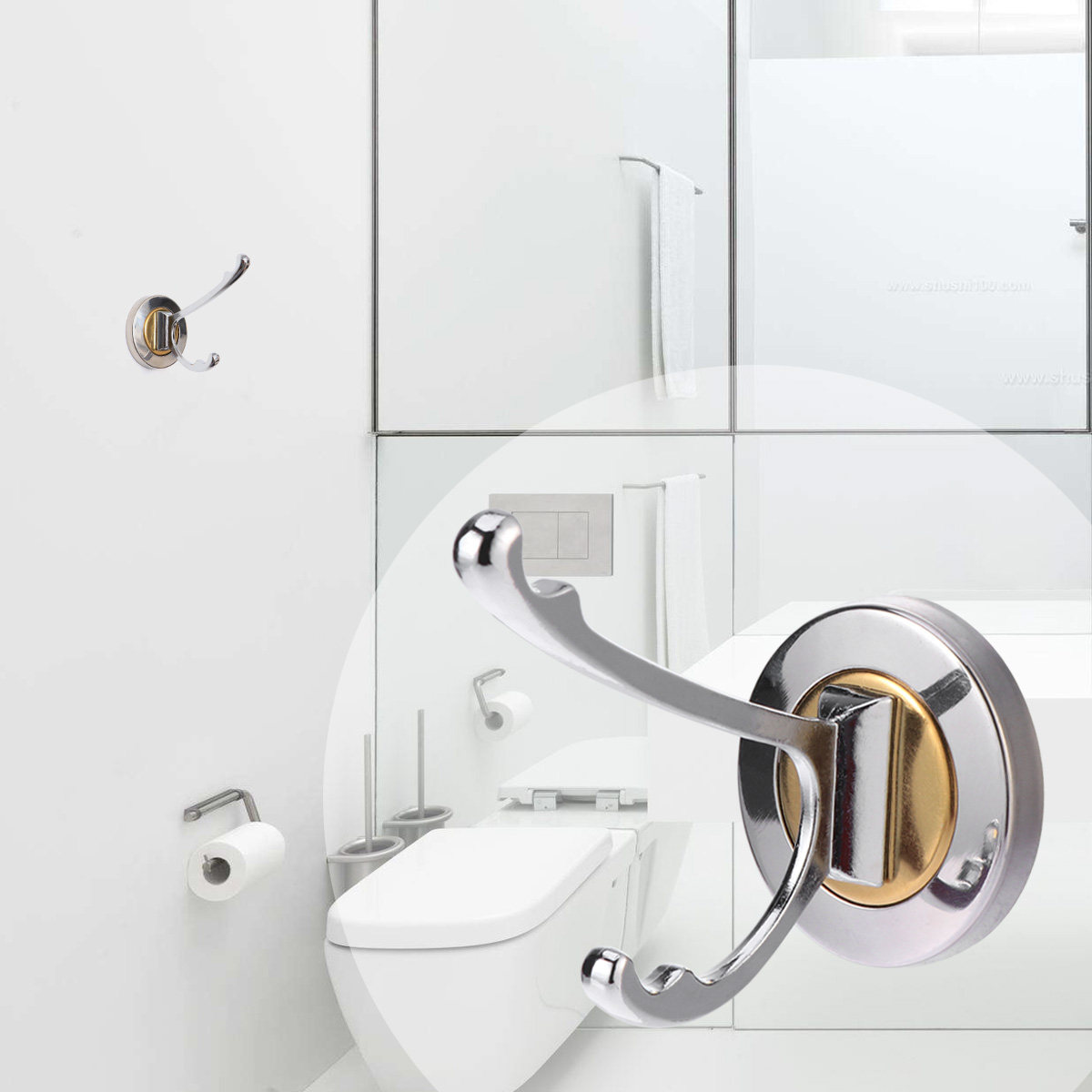 Modern Gümüş Metal Duvar Askıs - Home Bathroom Key incelemesi ve fiyatı