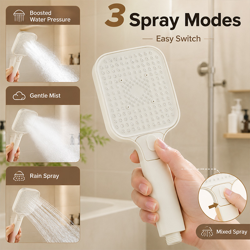 Mat Krem 3 Modlu Yüksek Basınç - Jet Home Bathroom Accessories incelemesi ve fiyatı