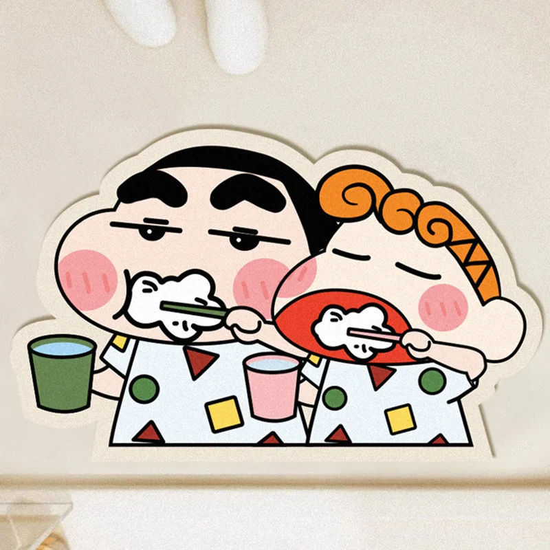 Karikatür sevimli mum boya shi - Home Bathroom Floor Mats incelemesi ve fiyatı