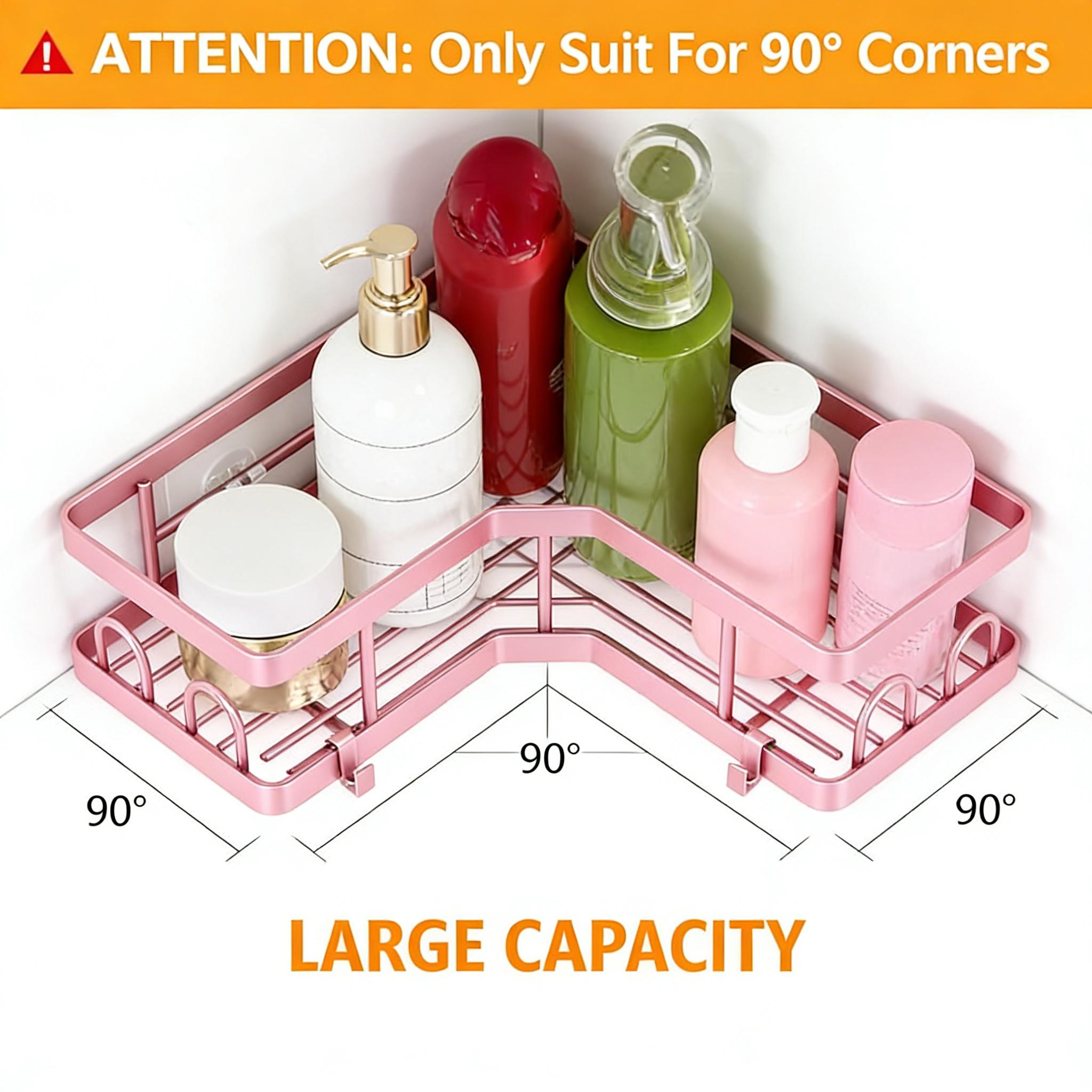 5 Parça Minimalist Pembe Duş D - Home Essentials Bathroom Rack incelemesi ve fiyatı