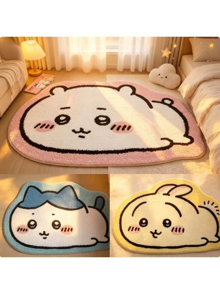 Chiikawa Karikatür Halı Anime  - Home Bathroom Floor Mats incelemesi ve fiyatı