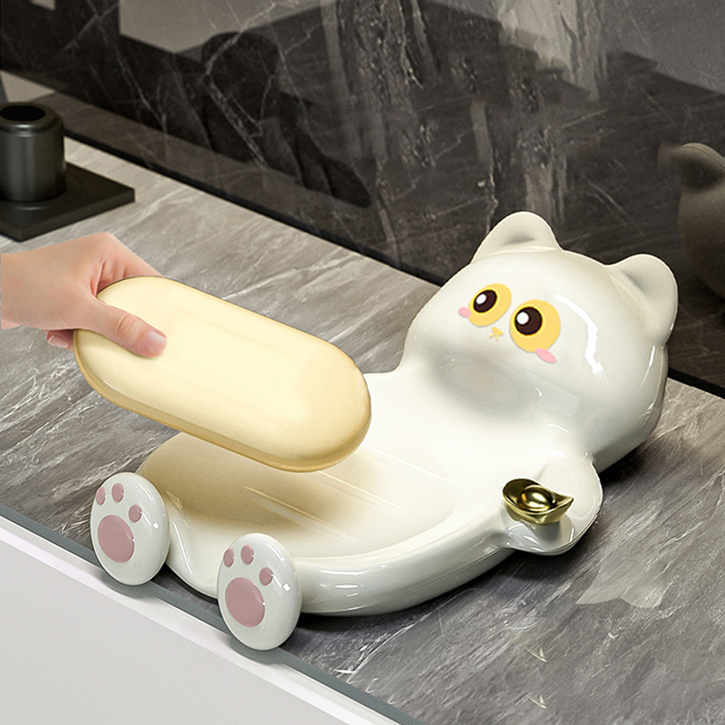1 adet Şanslı Kedi Sabun Kutus - Jet Home Bathroom Accessories incelemesi ve fiyatı