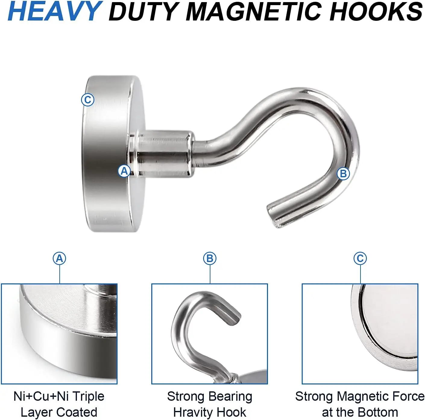 1-80 adet güçlü manyetik kanca - Home Bathroom Key incelemesi ve fiyatı