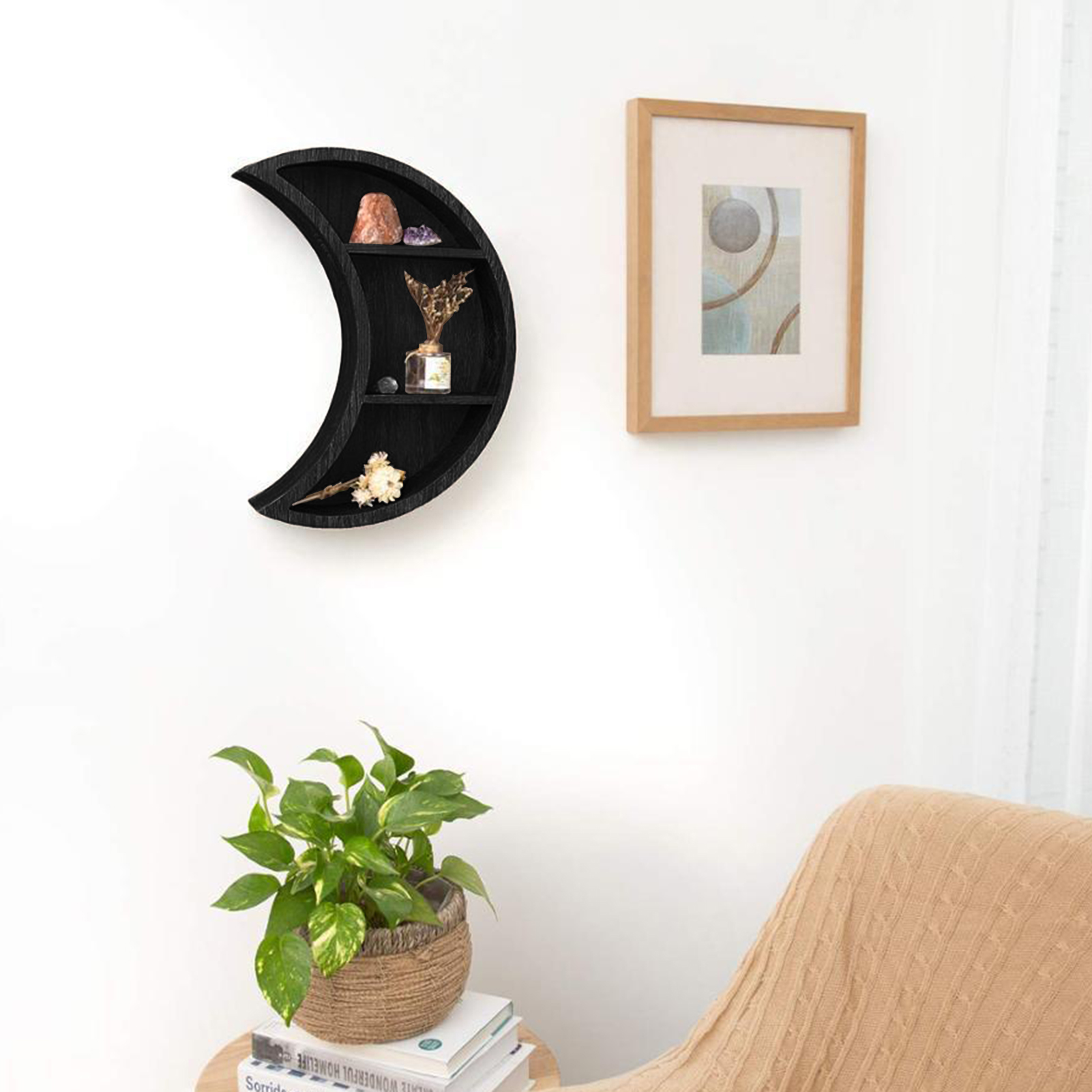 Ahşap ay rafları Bohemian ay d - Home Essentials Bathroom Rack incelemesi ve fiyatı