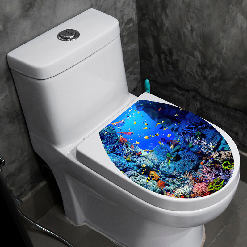 1 adet 3D klozet duvar Sticker - Jet Home Bathroom Accessories incelemesi ve fiyatı