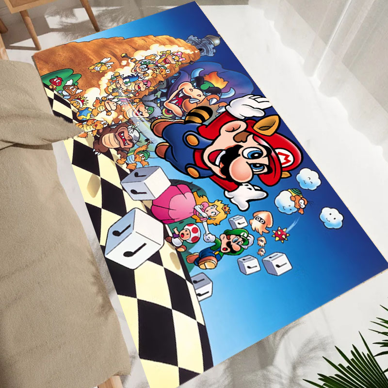 Karikatür S-Süper M-Mario Bros - Home Bathroom Floor Mats incelemesi ve fiyatı