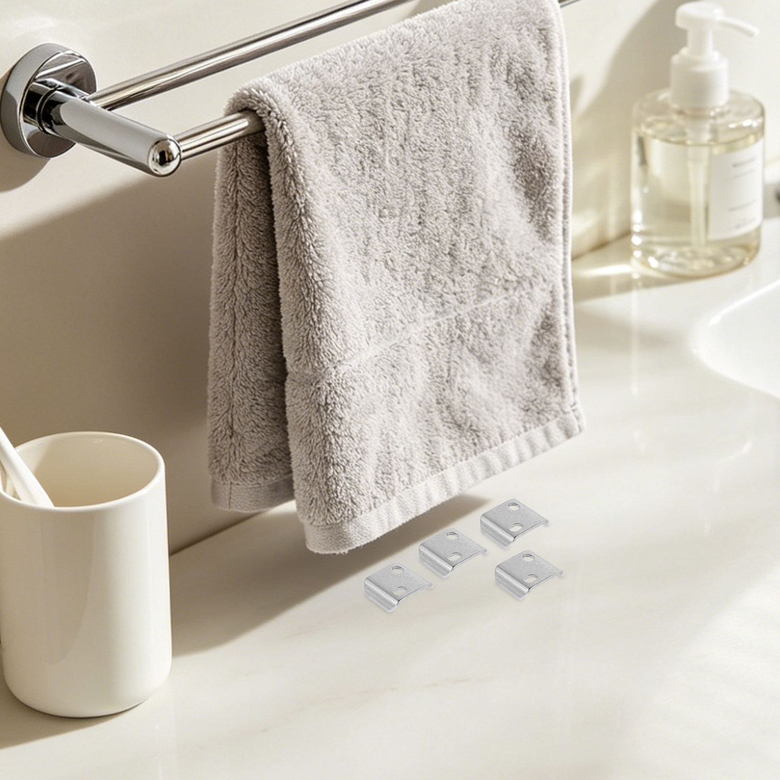 4 Adet Banyo Havlu Askısı Mont - Towel Bar Stainless incelemesi ve fiyatı
