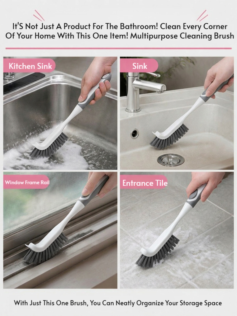 Sert Kıllı Ovma Fırçası Seti,  - Home Bathroom Cleaning Kit incelemesi ve fiyatı