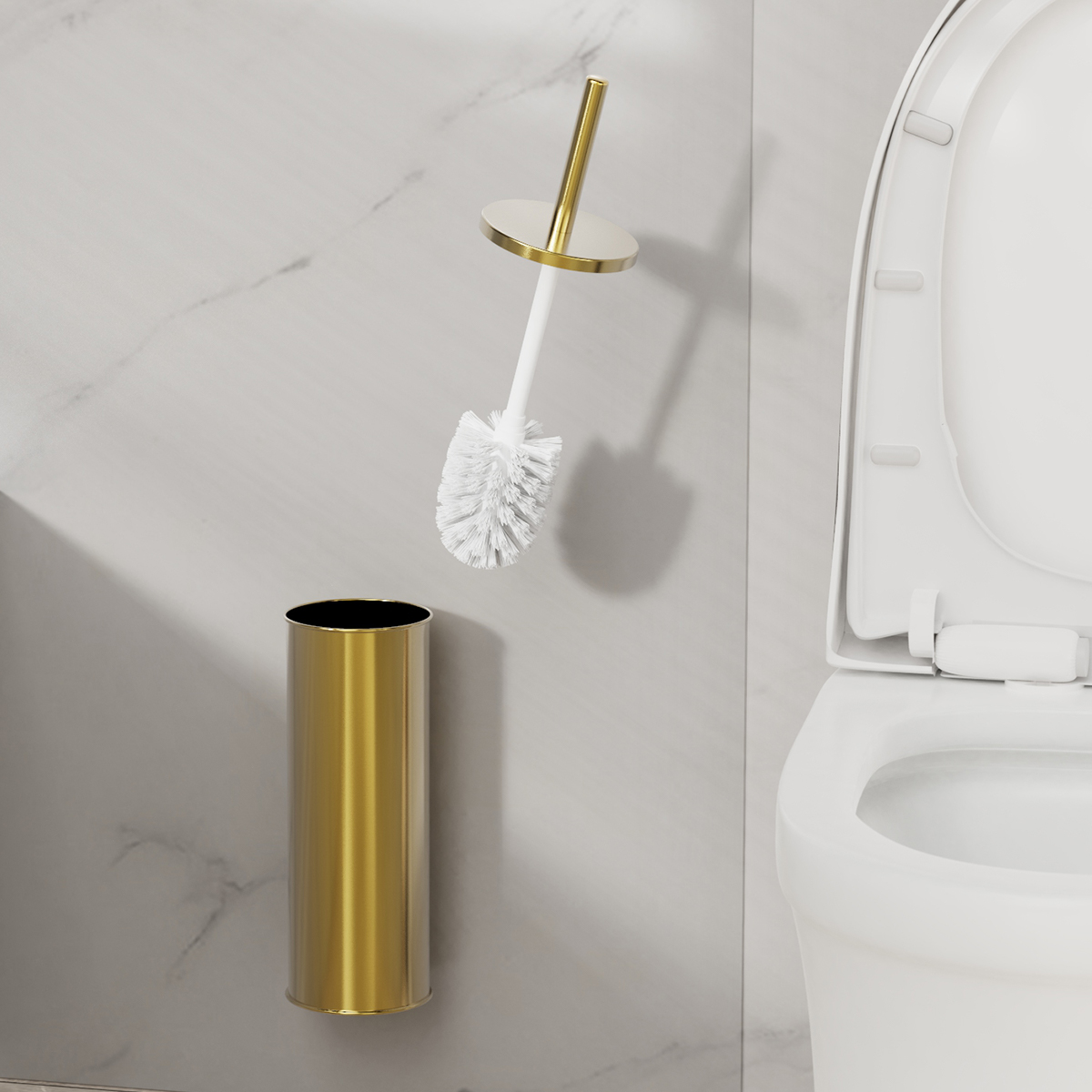 1 Takım Duvara Monte Şampanya  - Home Bathroom Cleaning Kit incelemesi ve fiyatı
