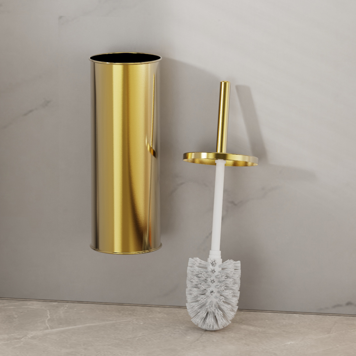 1 Takım Duvara Monte Şampanya  - Home Bathroom Cleaning Kit incelemesi ve fiyatı